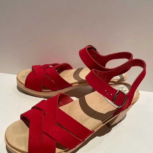 Maguba Swedish Wood Sandals Size 40 - Picture 3 of 7